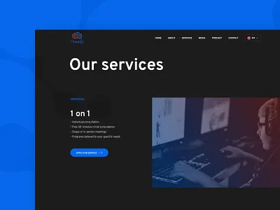 The Mental Craft - Services page esports gamers gaming ggstudio mental health psychology service page services the mental craft ui ux web design website