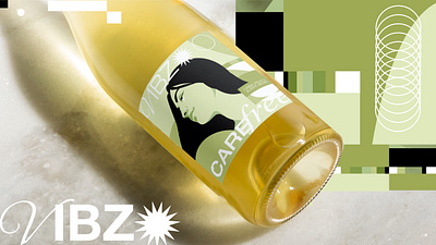 VIBZ abstract branding composition design identity identity system illustration minimal packaging packaging desing packaging illustration product vine