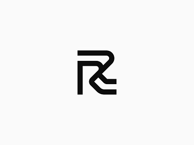 RR Monogram Logo branding design icon identity logo minimalist modern monogram simple symbol typography vector