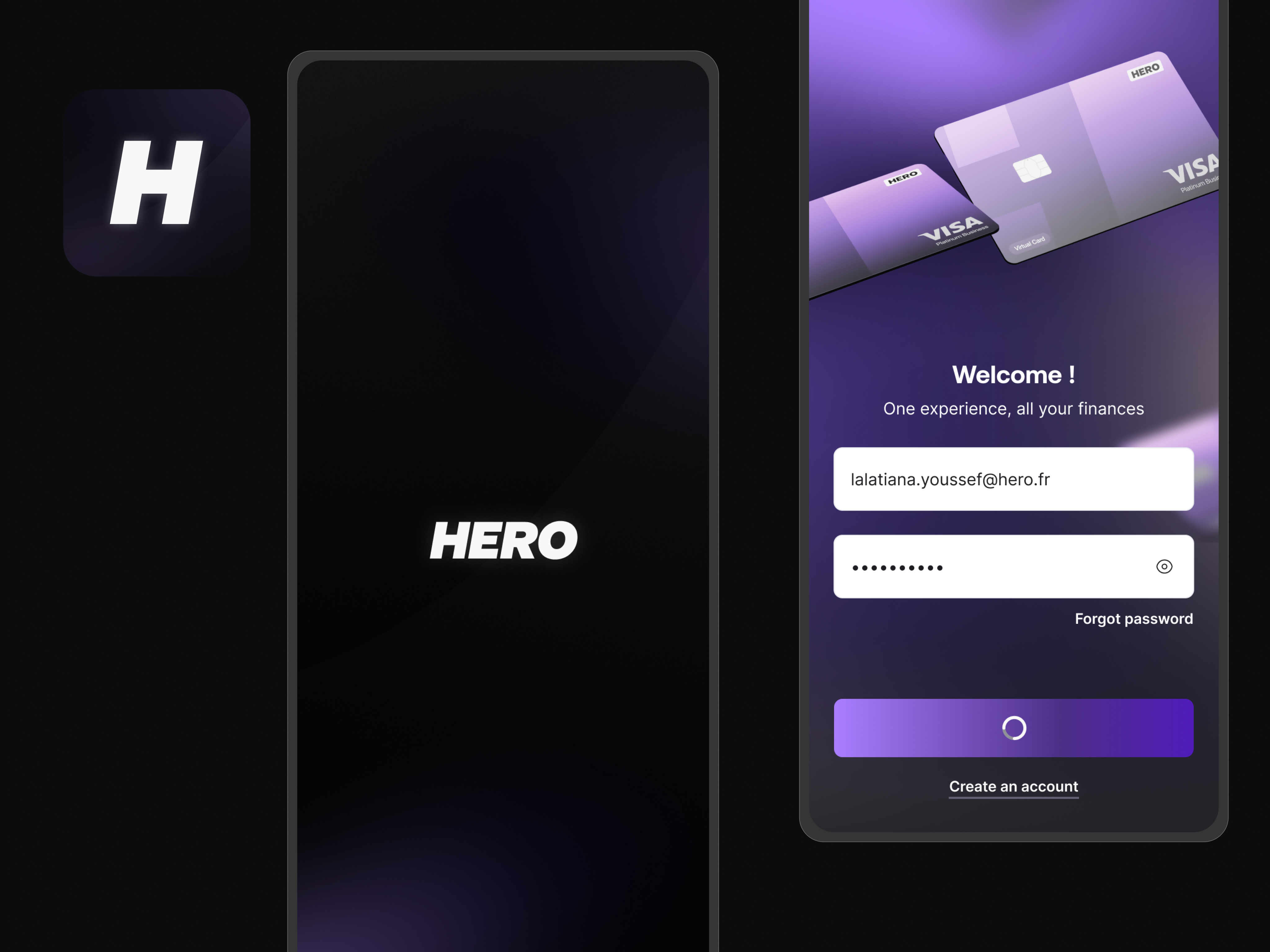 App entry - Splash screen & Login Page - Fintech App app bank banking entry fintech login mobile neobank open sign in signin splashscreen ui ux welcome