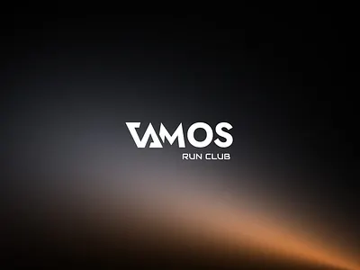 Vamos branding fitness club logo run running v va