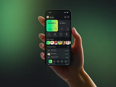 Fintech Bank App app bank banking clean fintech minimal mobile ui wallet web