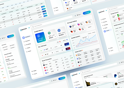 Next-Gen Crypto Finance UIUX Application Design application bankingfinance blockchain branding crypto designer desktop illustration mansoorgull mobile uiux webpage