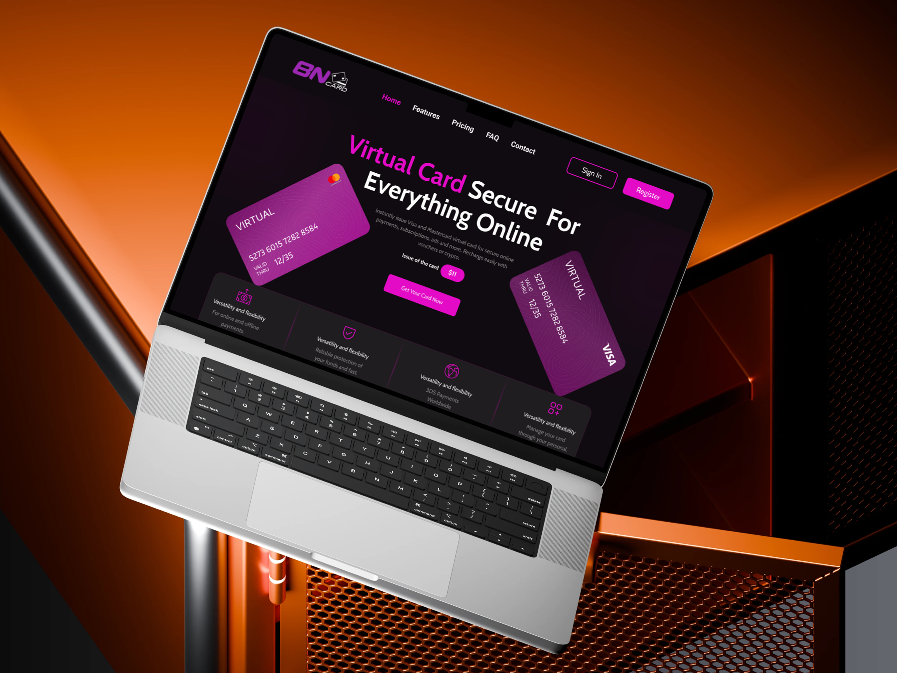 Example of Landing Page Design 