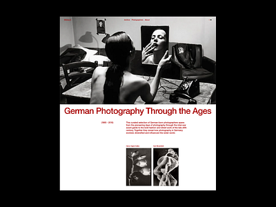 Bildraum pt.01 art direction design typography ui visual design web web design website