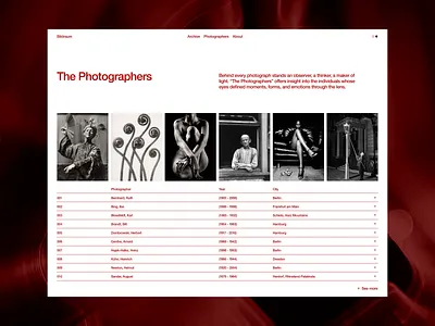 Bildraum pt.02 art direction design typography ui visual design web web design website