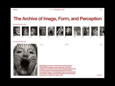 Bildraum pt.03 art direction design typography ui visual design web web design website