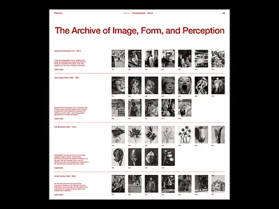 Bildraum pt.06 art direction design typography ui visual design web web design website