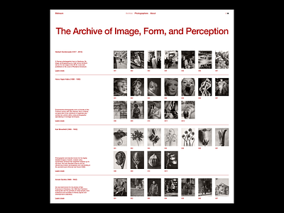 Bildraum pt.06 art direction design typography ui visual design web web design website