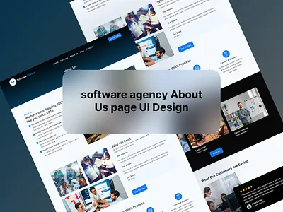 Software Agency About Us Page UI Design branding businesssolutions customsoftware digitalexperience digitalinnovation itservices softwareengineering startupgrowth techcompany techexperts technologypartners techsolutions uxuidesign webdevelopment