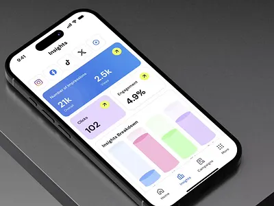 Influencer Platform — Mobile App for Smart Brand Collaborations agency brand collaboration influencer influencer platform mobile mobile app social media social media app ux ui infliencer