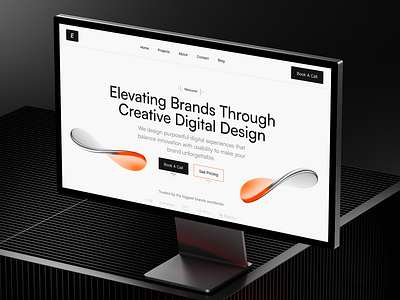 Elvora 3d animation branding graphic design motion graphics ui