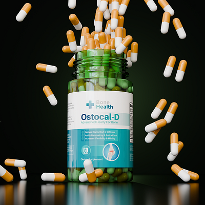 3D Supplement Visualization 3d animation 3d designer 3d product design 3d product visualization 3dsmax amazon 3d product amazon product design