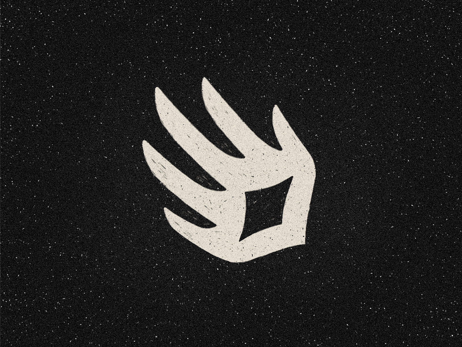 Catchy Star bright catch catchy comet cosmic diamond face finger hand hit light logo logotype meteorite shooting space star stars surface tail