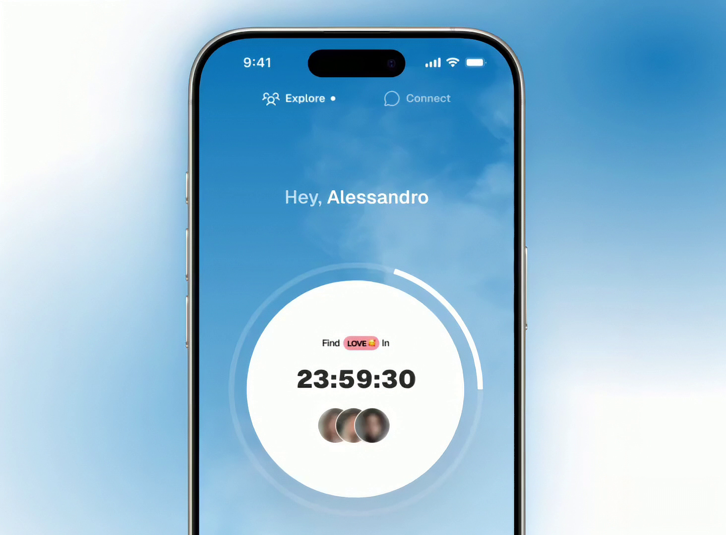 Example of Dating App concept UX/UI