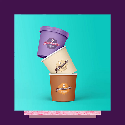 Ice Cream brand branding cream design graphic design ice ice cream illustration logo