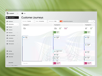 AI Product design interface screens ✦ Lumetra ai animation clean dashboard design interaction interface motion graphics product design service startup ui ux
