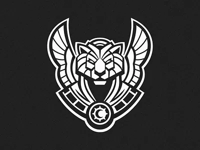 Hero's Sojourn animal logo book branding camo creative cat character design face fantasy lion logo design mascot design owl print publisher sci fi wild animal wings