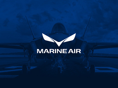 Marine Air air areospace brand brand identity branding defense graphic design identity logo logo design marine marine air maritime visual identity