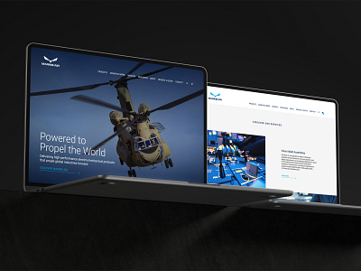 Marine Air / II aerospace air brand brand identity branding defense design graphic design identity logo logo design marine marine air maritime visual identity website website design