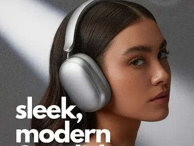 Social Media Ad: 'A Whole Mood' Campaign canva template headphone ads inspire modern design poster design trends 2026