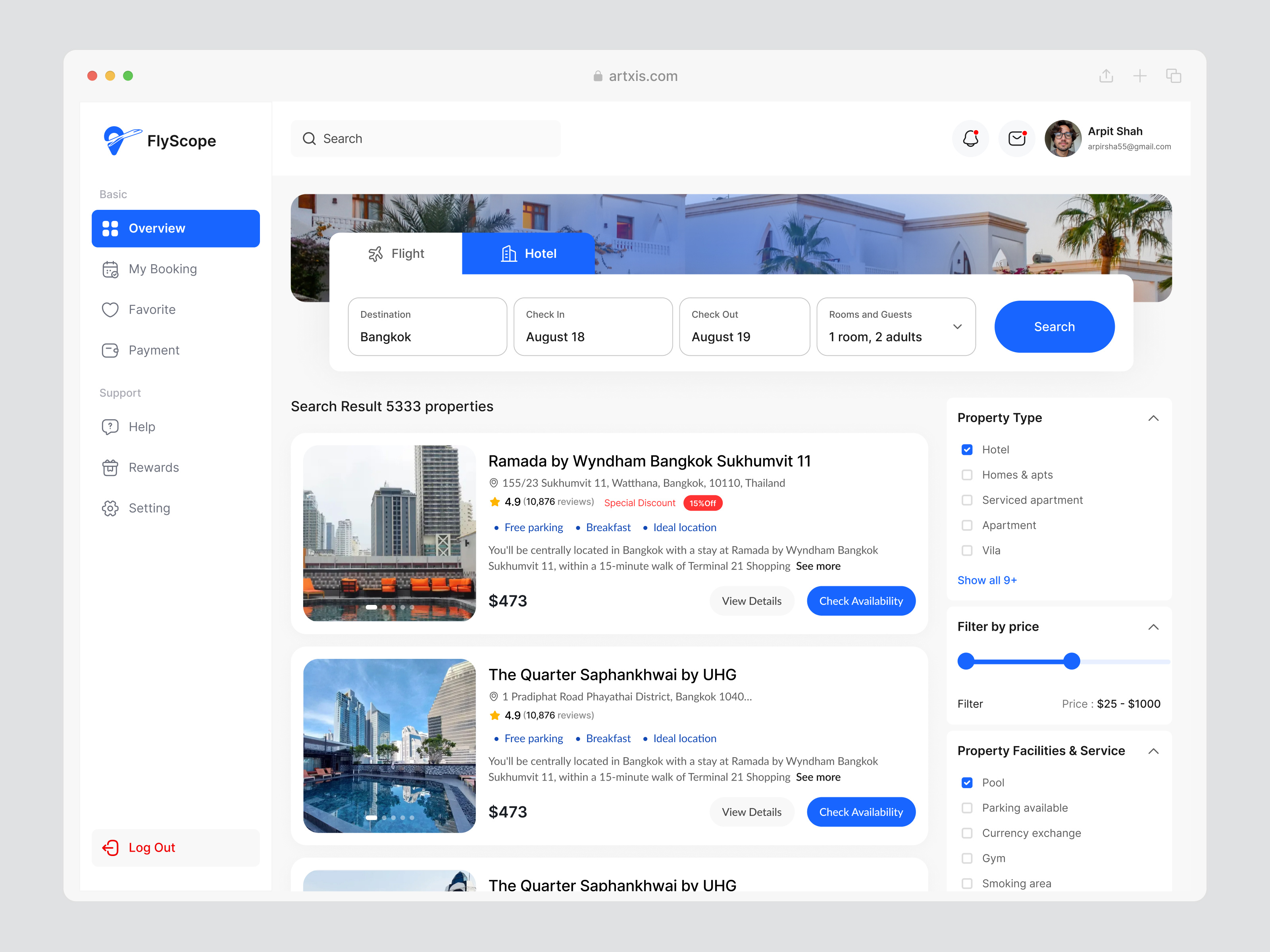Playfair - Airline Management Dashboard Design by Sujon Hossain on Dribbble