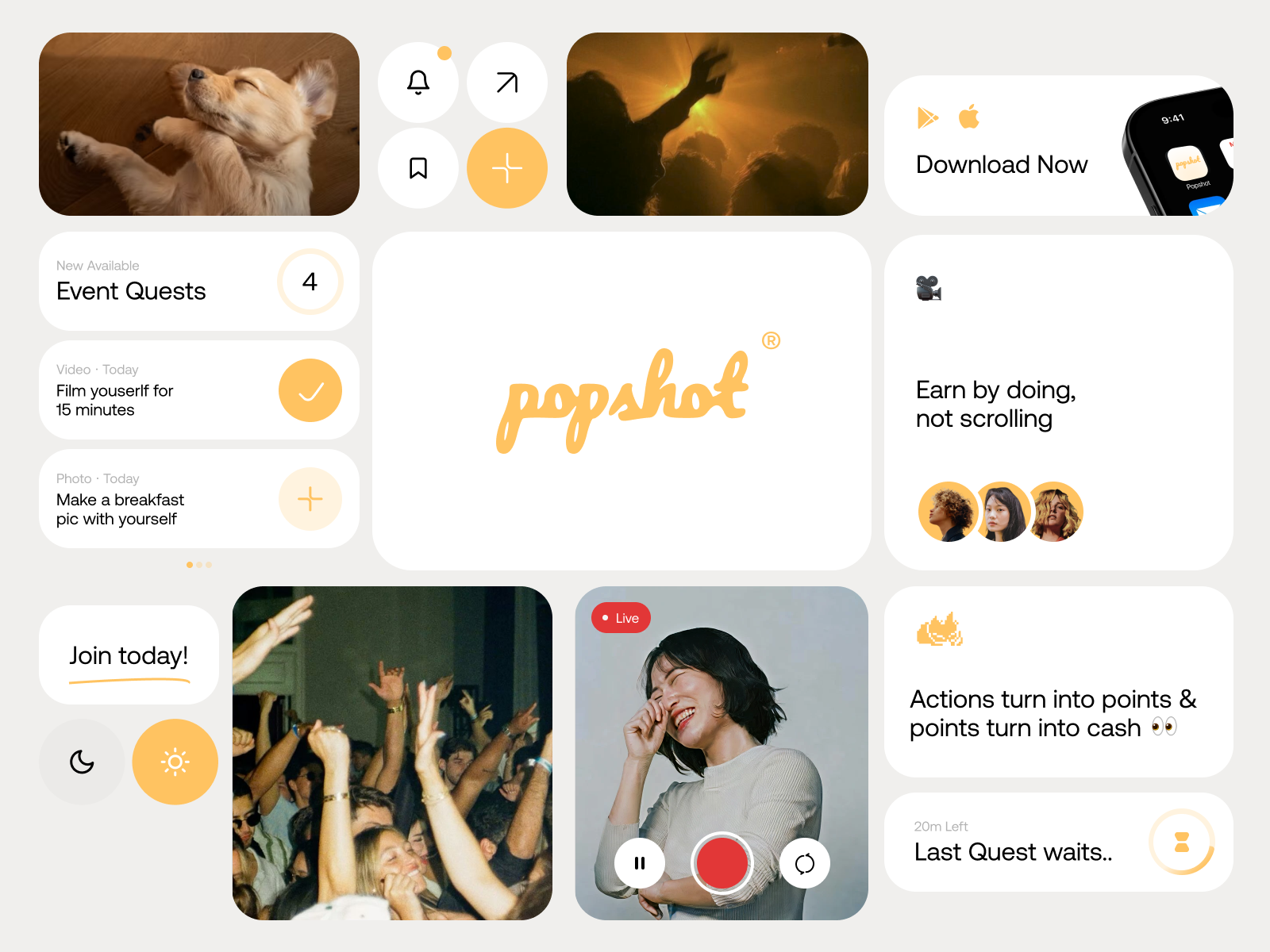 startup brand identity \ popshot b2b brand design branding agency business identity logo design marketing smm startup branding startup identitiy visual identity yellow