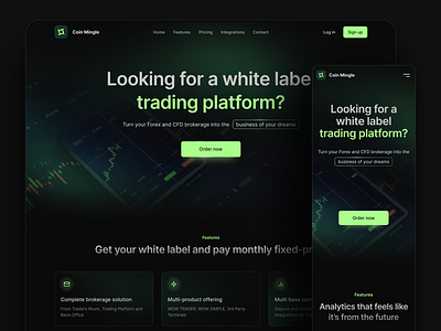 Coin Mingle | Landing page