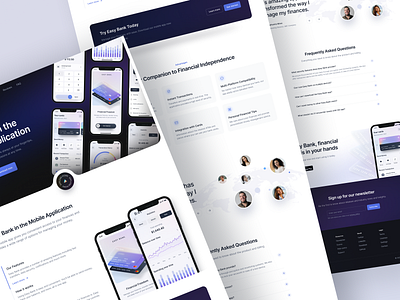 Easy Bank - Your Path to Financial Freedom | Landing page