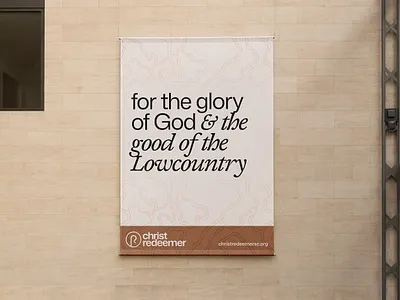 Christ Redeemer Poster Branding branding christian church church branding god identity logo poster presbyterian reformed shepherd typography