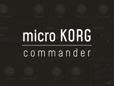 microKORG commander - WIP figma midi motion graphics ui vector