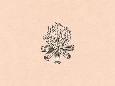 Bonfire adobe illustrator design graphic design illustration vector