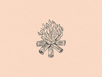 Bonfire adobe illustrator design graphic design illustration vector