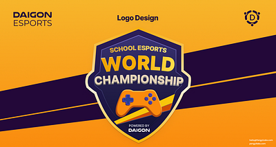 DAIGON ESPORTS School World Championship logo visual identity
