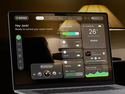 SMART HOME DASHBOARD UI dashboard elegant homepage figma figma design graphic design home controling home devices control home devices controling homepage homepage ui landing page design landing page ui modern homepage modern website smart home smart home dashboard ui ui design ui ux website design