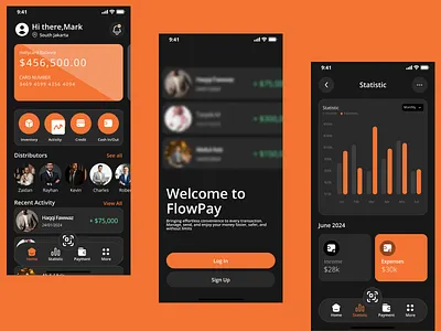 UI-MBanking FlowPay app design ui