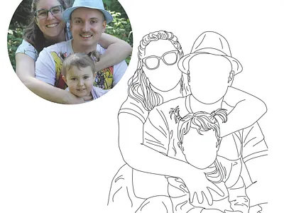 Custom line art branding custom line art design illustration illustration art line art one line art vector