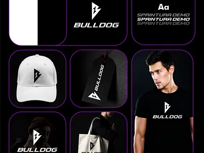 BULLDOG – Bold & Energetic Men’s Wear Logo branding logo