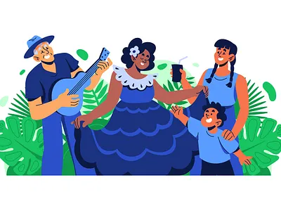 comunity brasil brazil comunity doodle dribbble flat flat design illustration illustrator latino new south america vector