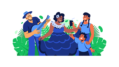 comunity brasil brazil comunity doodle dribbble flat flat design illustration illustrator latino new south america vector