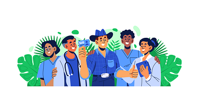 comunity 2 comunity doodle dribbble flat flat design health healthy illustration illustrator new vector