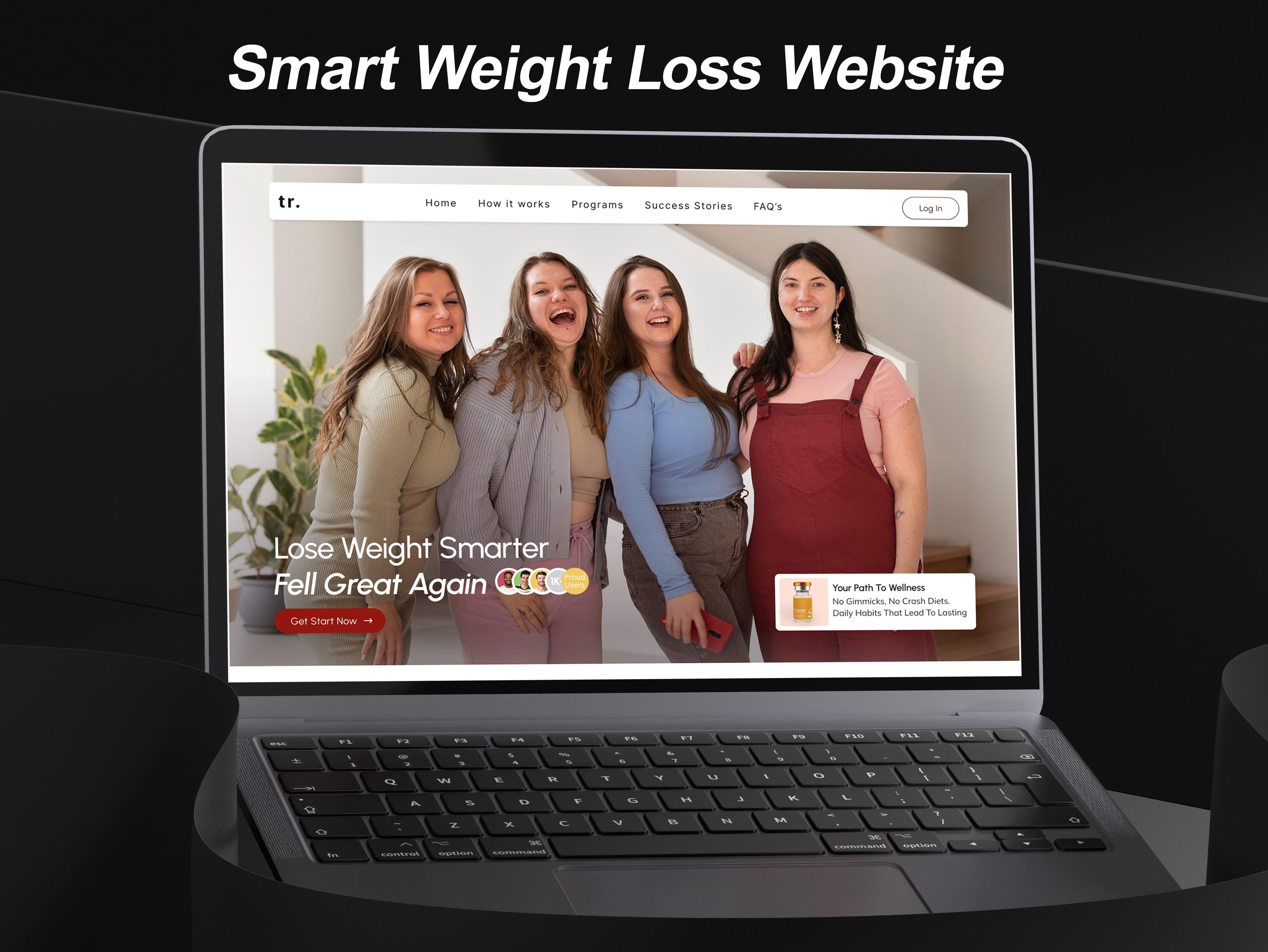 TrimTech — Smart Weight Loss Website Design 5d0e09 design agency fefeca figma design fitness website health website landingpage loss weight website telehealth website ui design uixu webflow website weight loss weight loss landing page weight loss website wellness wellness design wellness website worpdress web