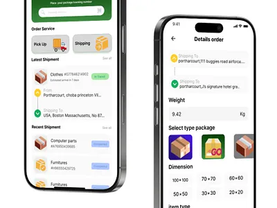 Go Logistics (Mobile Delivery App) app design delivery logistics mobile app product design saas ui ux website
