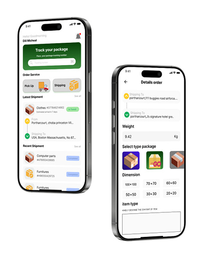 Go Logistics (Mobile Delivery App) app design delivery logistics mobile app product design saas ui ux website