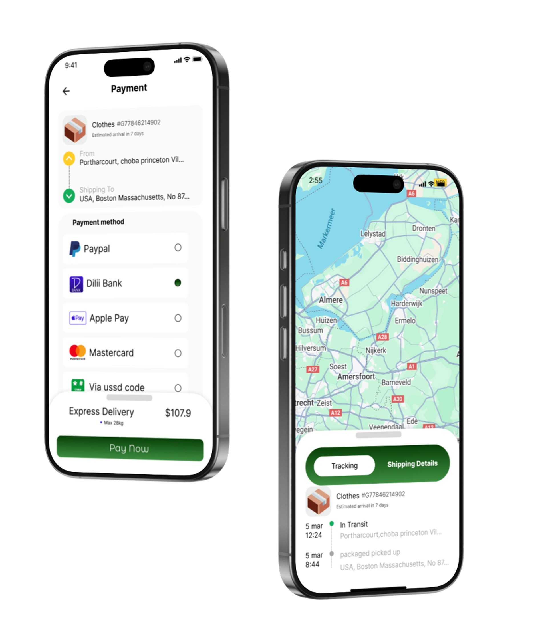 Example of Mobile Logistics Application 