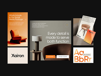 Kairon - Visual Identity branding design ecommerce ecommerce branding furniture branding graphic design logo design modern visual identity