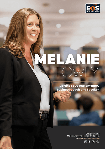 Speaker Media Kit - Melanie Towey brand identity design business coach branding coaching media kit conference corporate presentation design graphic design keynote speaker leadership coach branding personal branding powerpoint presentation professional bio writing professional speaker speaker media kit speaker profile design webinar