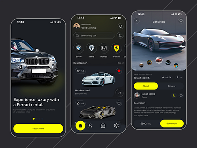 Transport & Ride Booking Mobile App app design booking system cab booking car booking gps navigation location app map interface mobile ui mobility app ride booking ride hailing ride sharing smart transport super app taxi app transport app transport ui travel app ux design vehicle booking