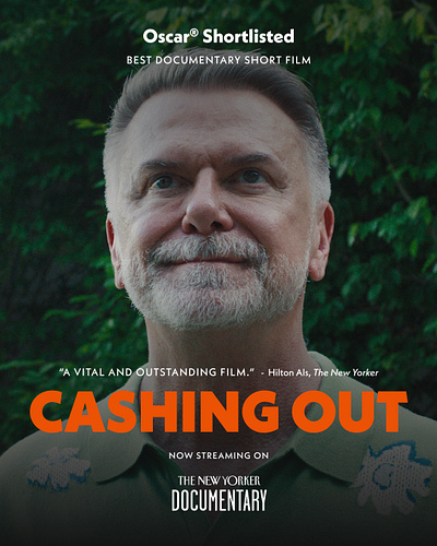 Cashing Out art direction documentary film titles graphic design title design typography