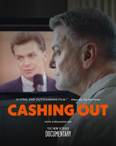 Cashing Out art direction documentary film and title design graphic design typography